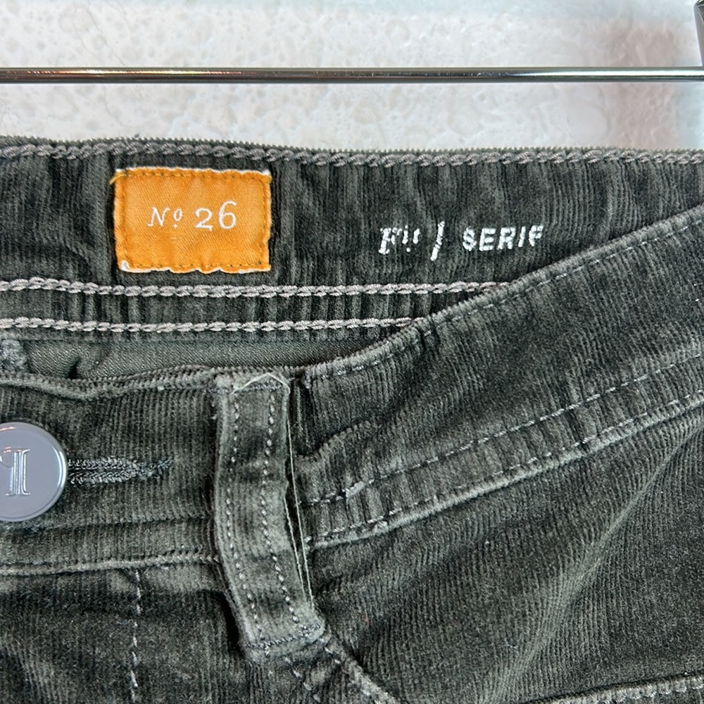 Pilcro & The Letterpress Serif Corduroy Skinnies 26 - Picture 5 of 7